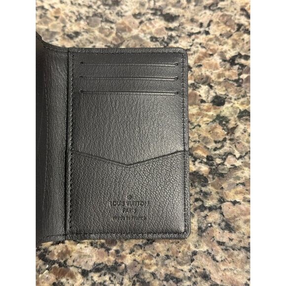 Louis Vuitton Ostrich Leather Wallet Card Organizer N99891 w/ Box VWG 31640 - Picture 5 of 8